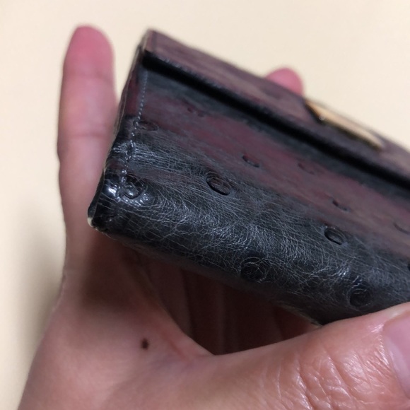 Sold ❌Celine wallet - real ostrich leather good used condition 😍 - Picture 5 of 10